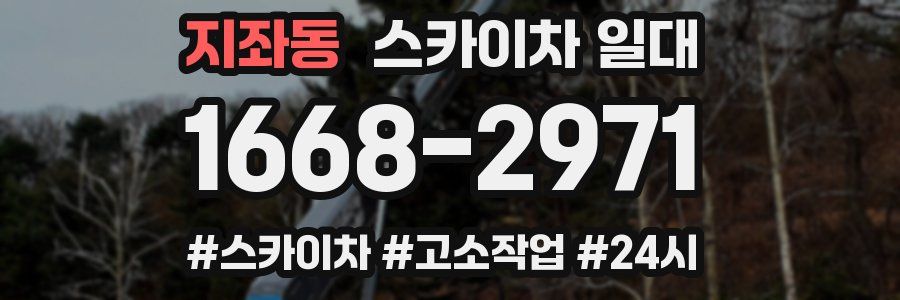 지좌동 스카이차 일대