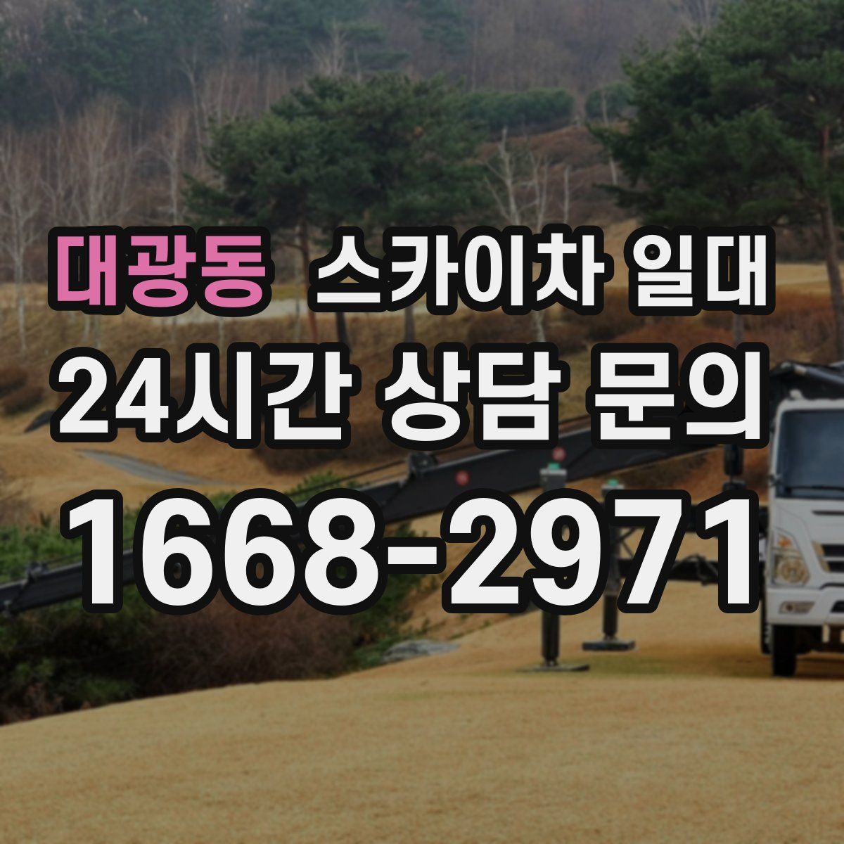 대광동 스카이차 일대