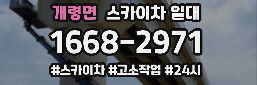 개령면 스카이차 일대