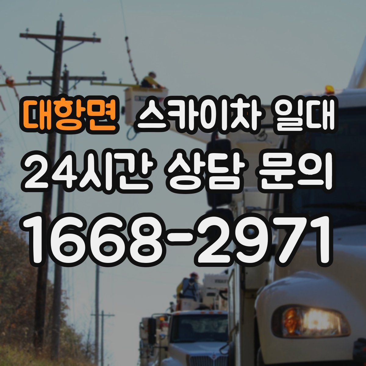 대항면 스카이차 일대