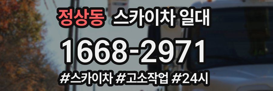 정상동 스카이차 일대