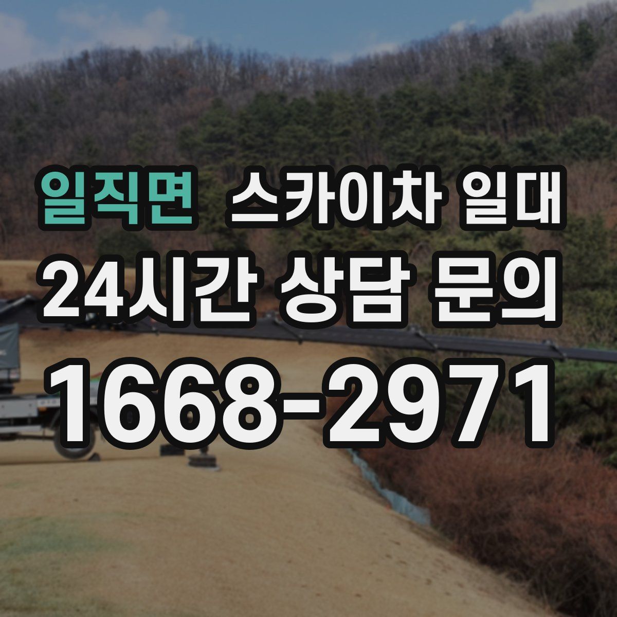 일직면 스카이차 일대