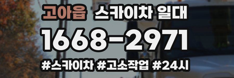 고아읍 스카이차 일대