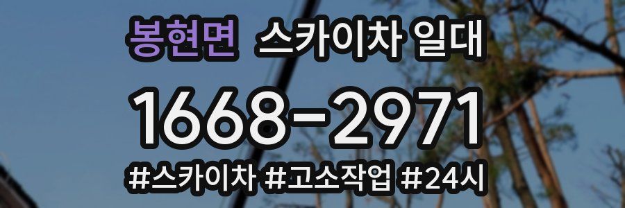 봉현면 스카이차 일대