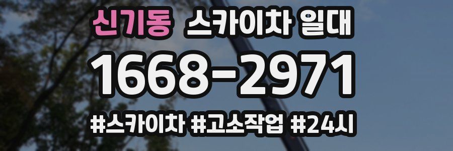 신기동 스카이차 일대