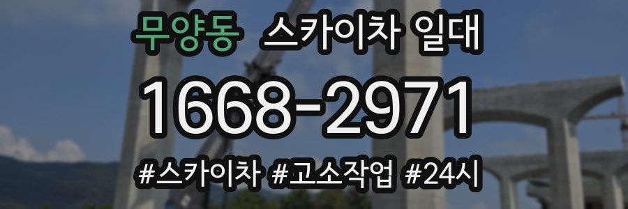 무양동 스카이차 일대