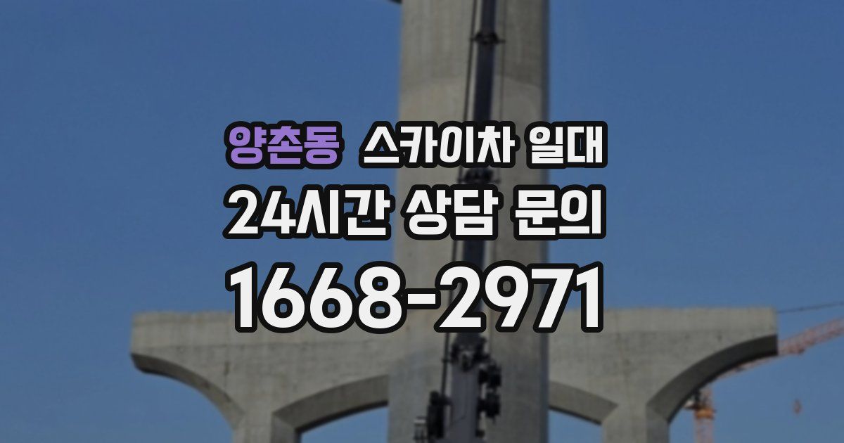 양촌동 스카이차 일대