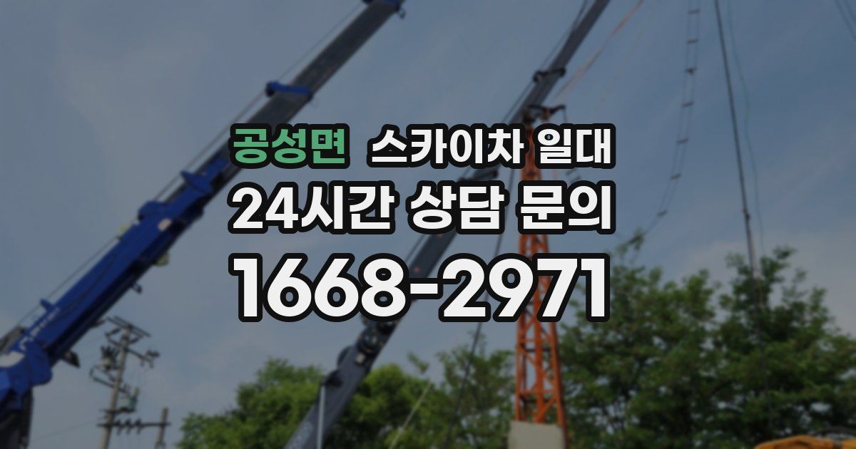공성면 스카이차 일대