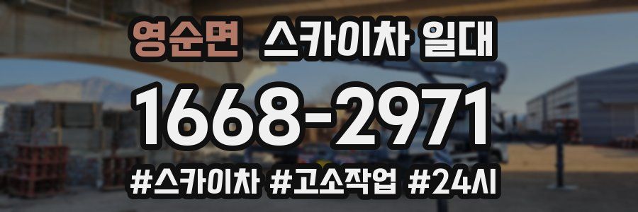 영순면 스카이차 일대