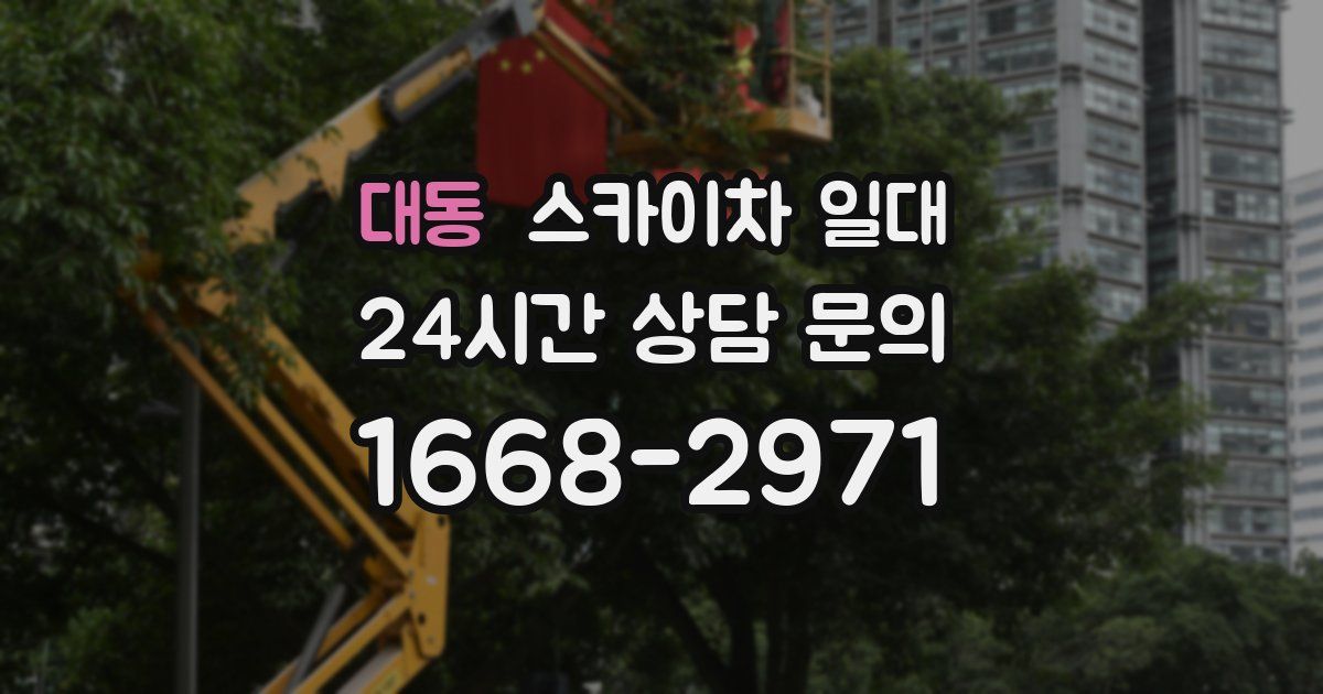 대동 스카이차 일대