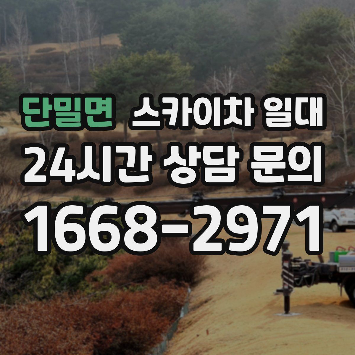 단밀면 스카이차 일대