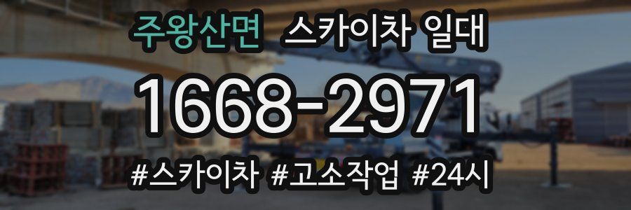 주왕산면 스카이차 일대