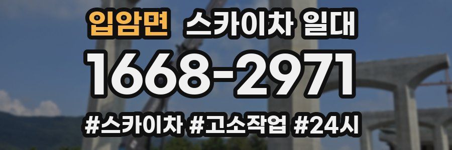 입암면 스카이차 일대