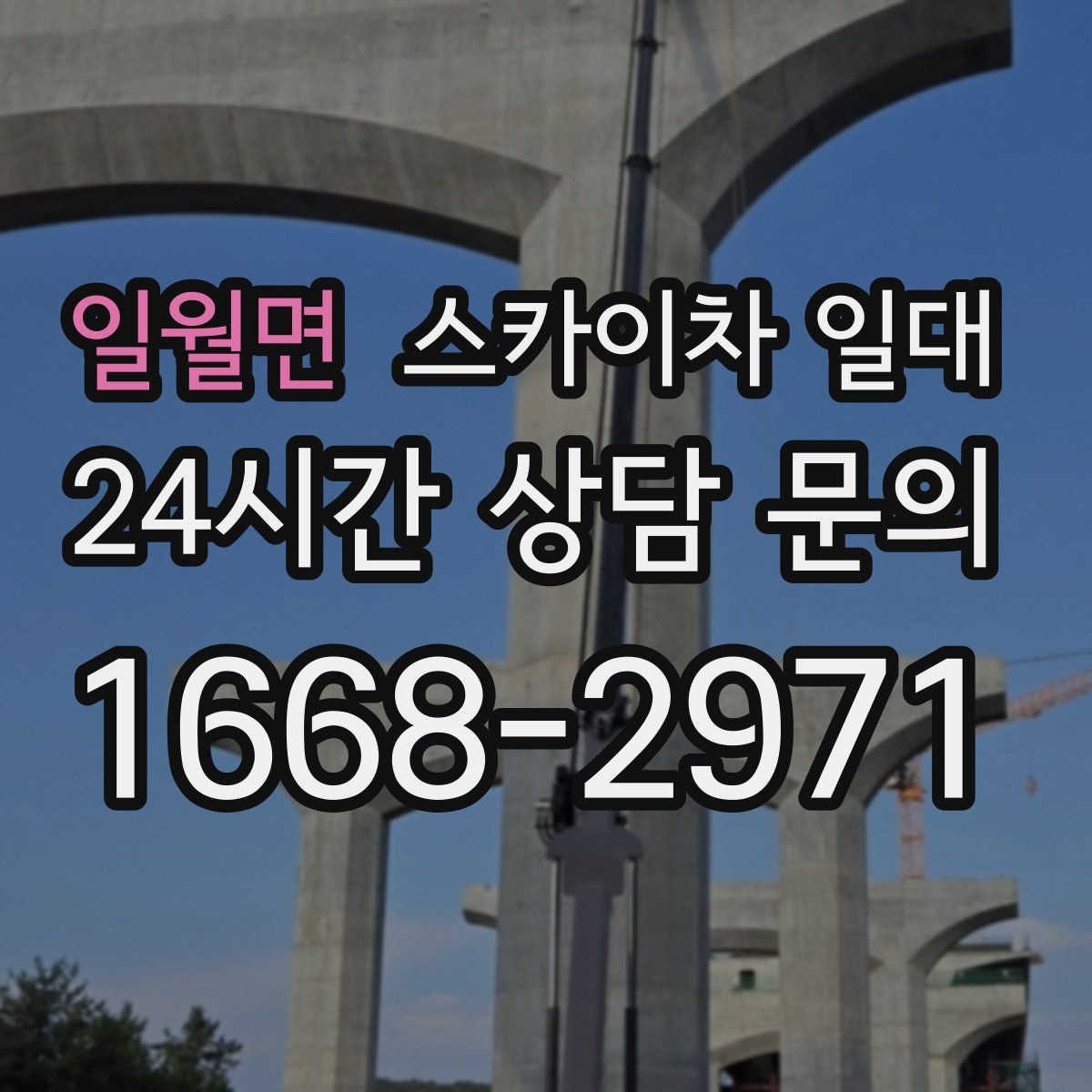 일월면 스카이차 일대
