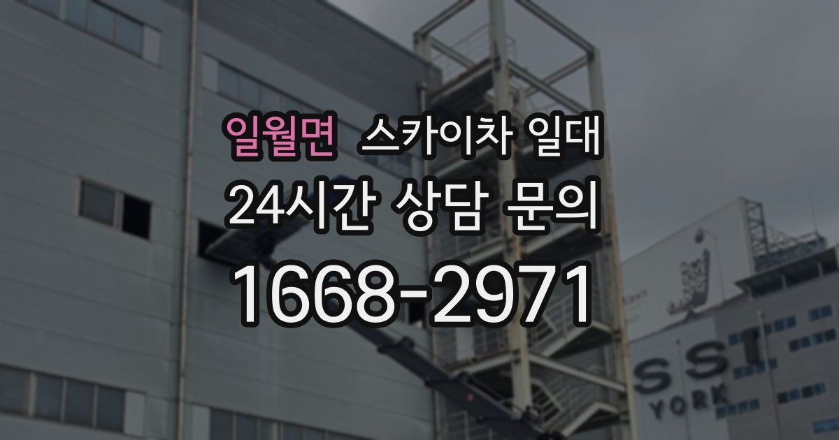 일월면 스카이차 일대