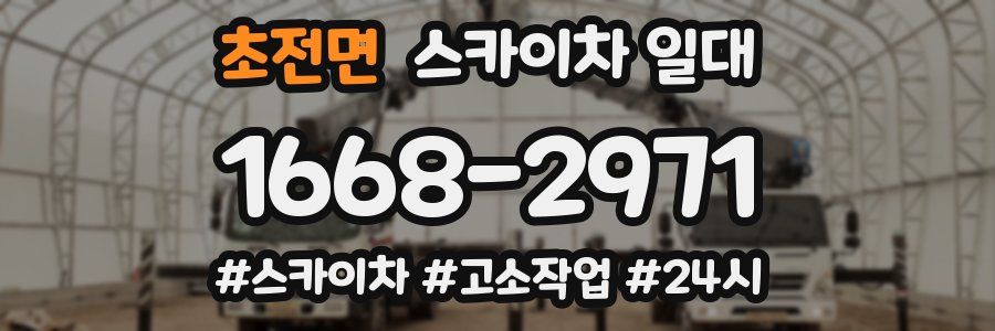 초전면 스카이차 일대