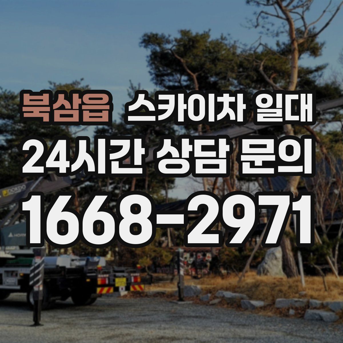 북삼읍 스카이차 일대