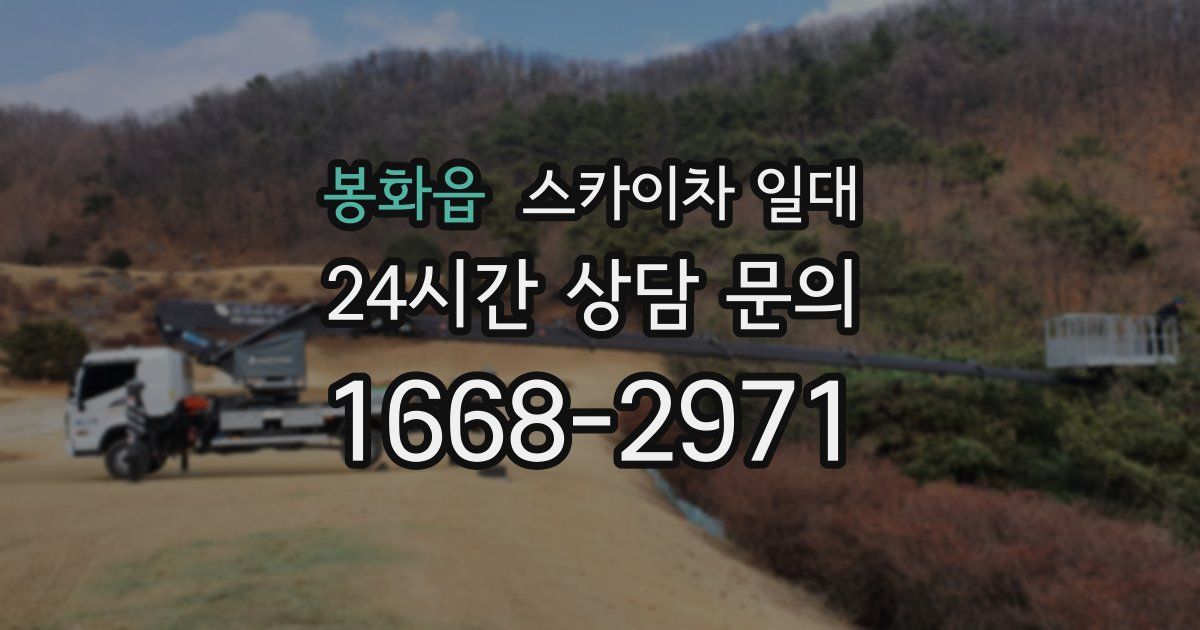 봉화읍 스카이차 일대
