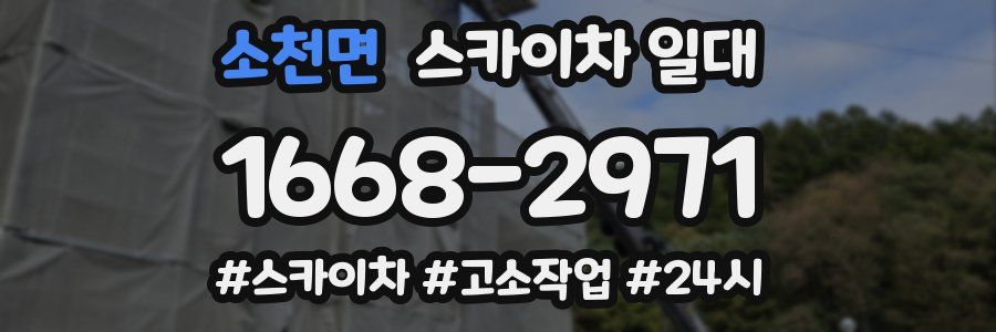 소천면 스카이차 일대