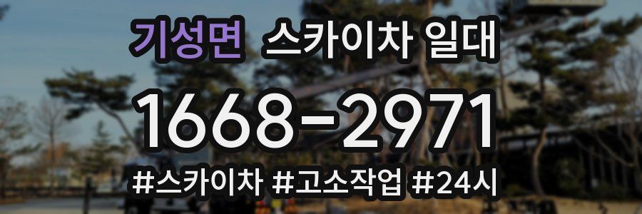 기성면 스카이차 일대