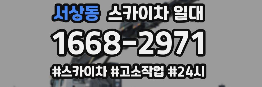 서상동 스카이차 일대