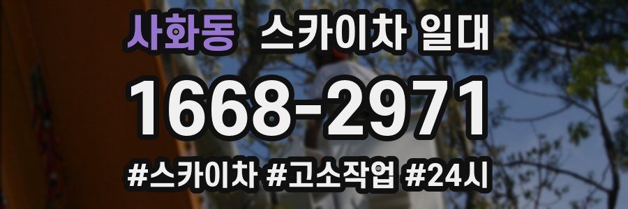 사화동 스카이차 일대