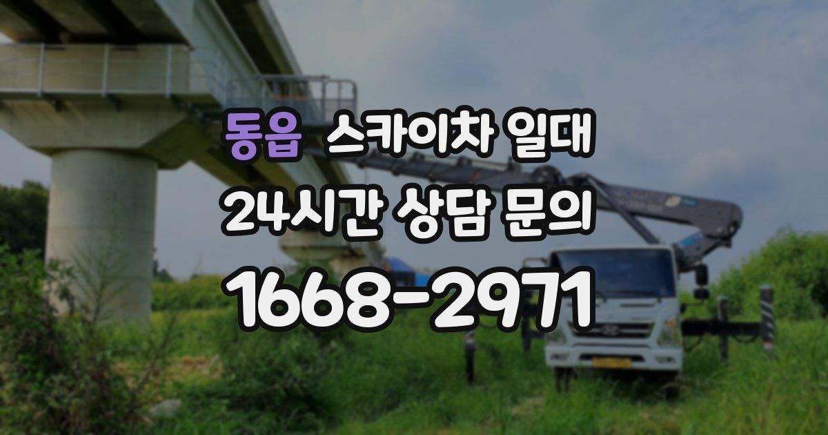 동읍 스카이차 일대