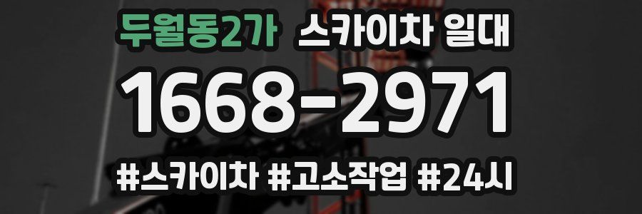 두월동2가 스카이차 일대