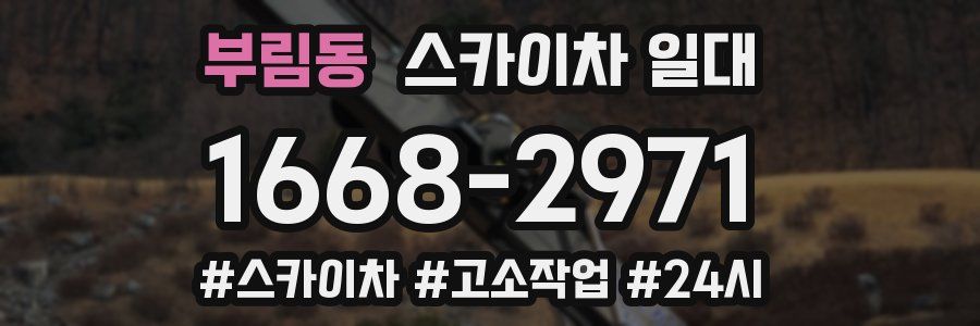 부림동 스카이차 일대