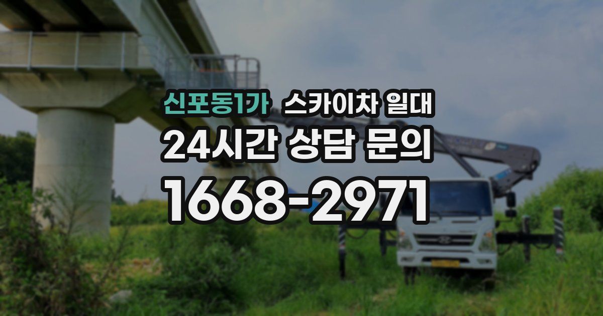 신포동1가 스카이차 일대