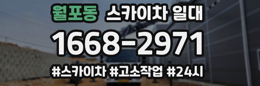 월포동 스카이차 일대