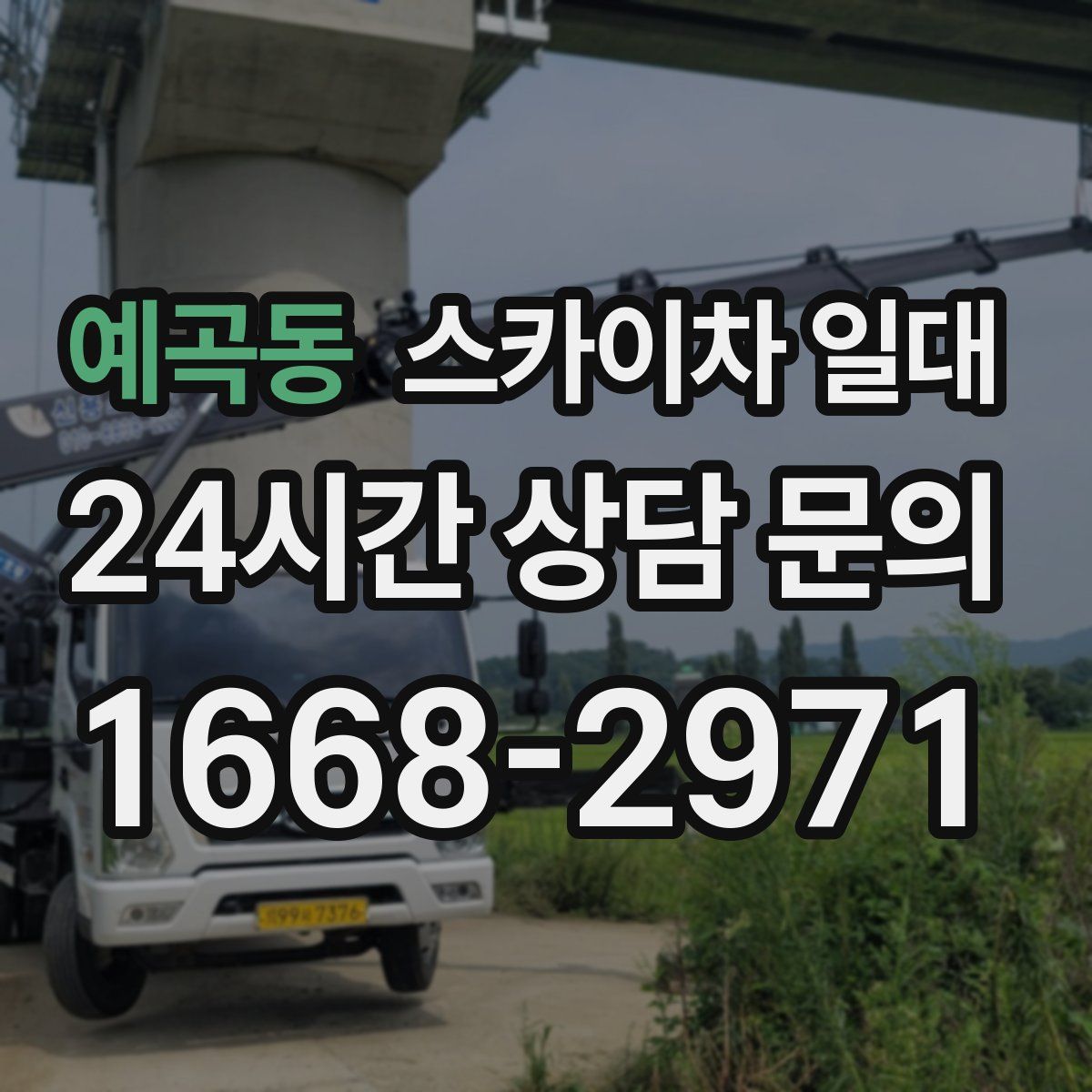 예곡동 스카이차 일대