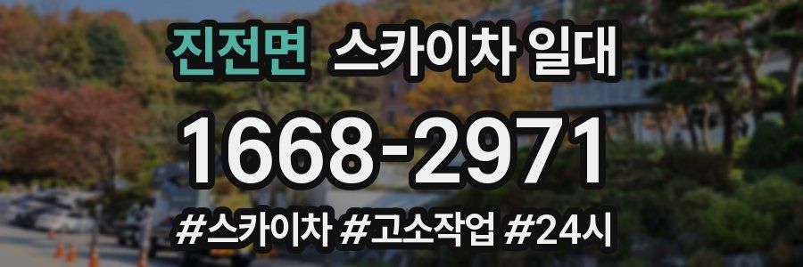 진전면 스카이차 일대