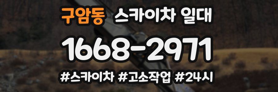 구암동 스카이차 일대