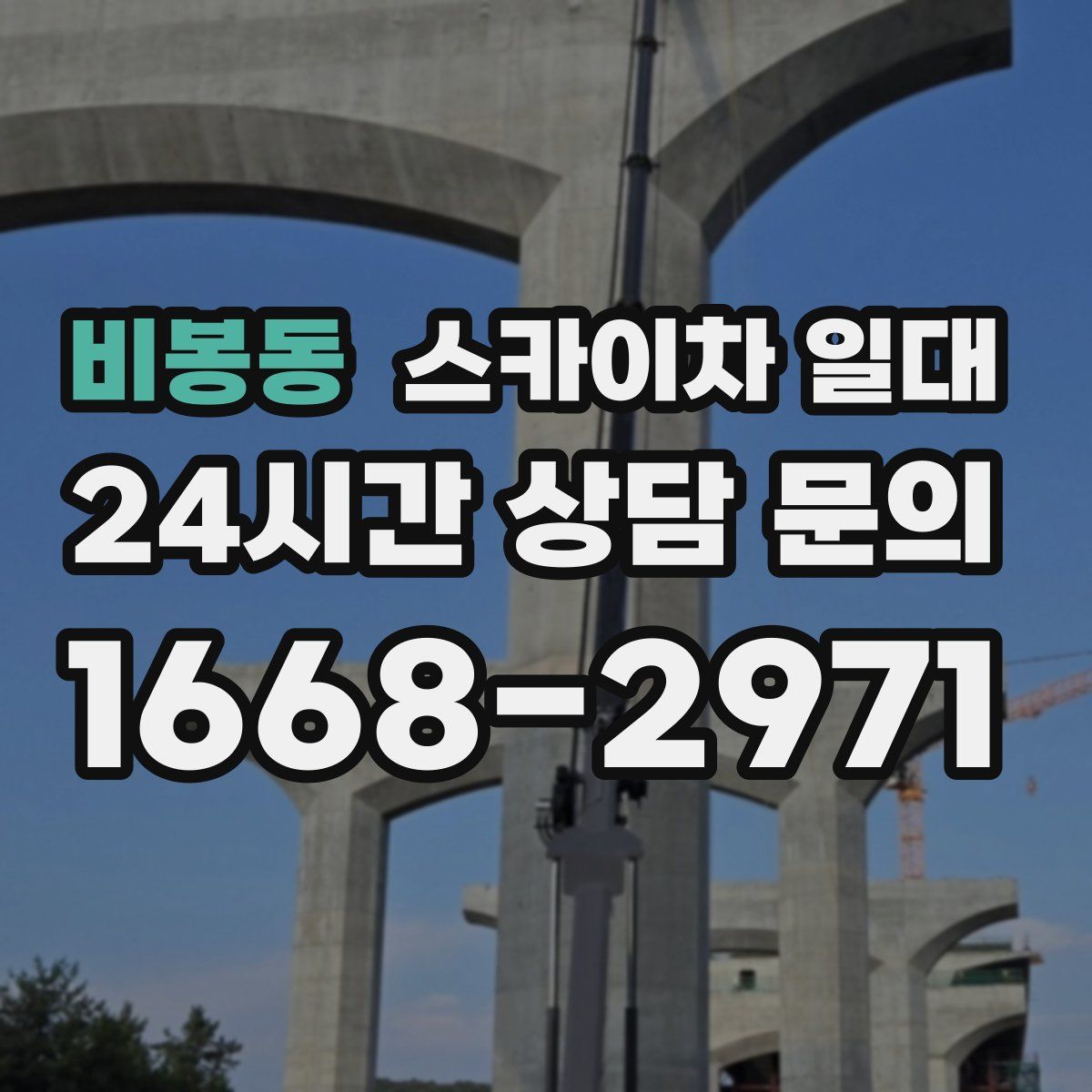 비봉동 스카이차 일대