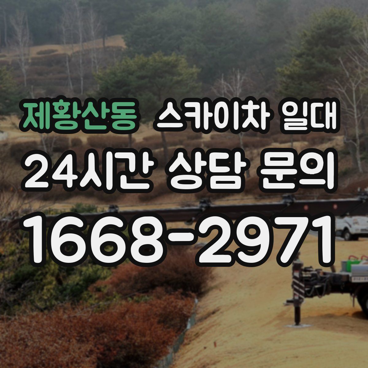 제황산동 스카이차 일대