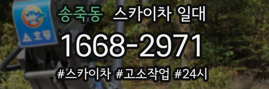 송죽동 스카이차 일대