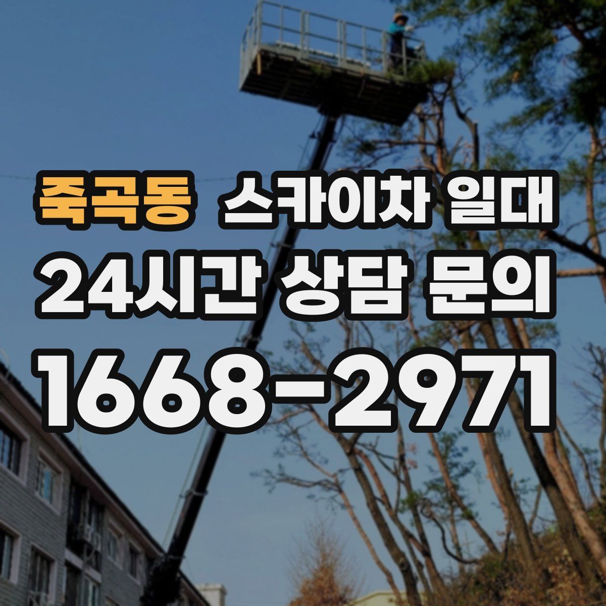 죽곡동 스카이차 일대