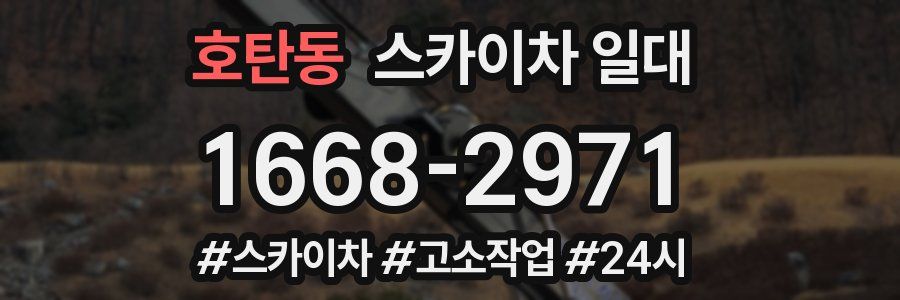 호탄동 스카이차 일대