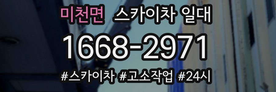 미천면 스카이차 일대