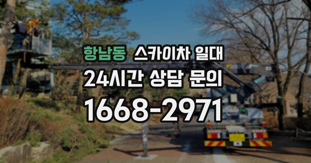 항남동 스카이차 일대