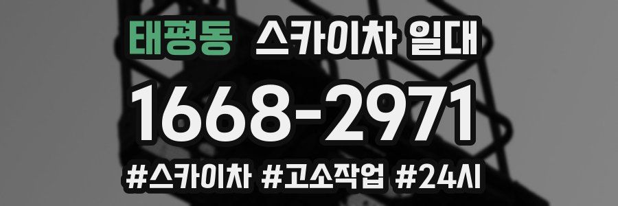 태평동 스카이차 일대