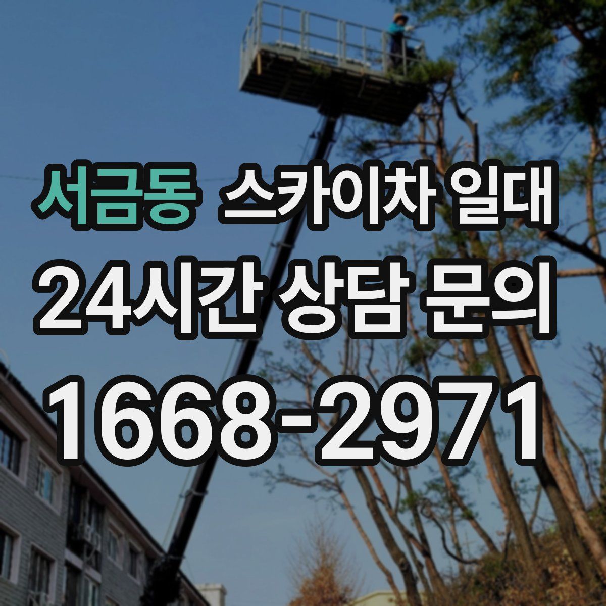 서금동 스카이차 일대