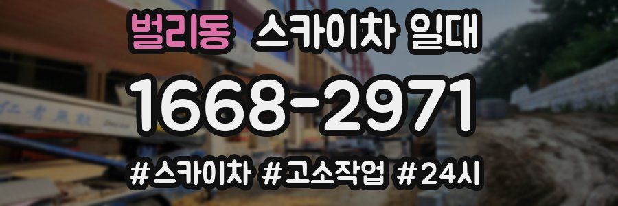 벌리동 스카이차 일대