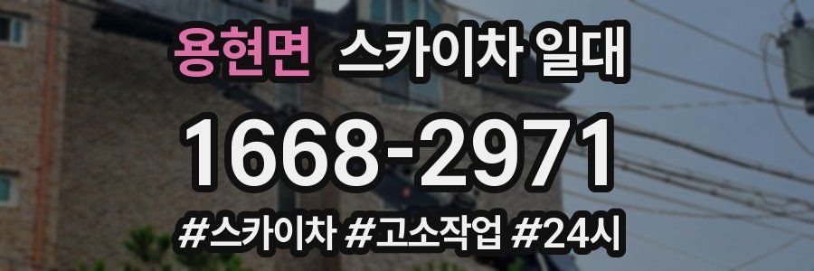 용현면 스카이차 일대