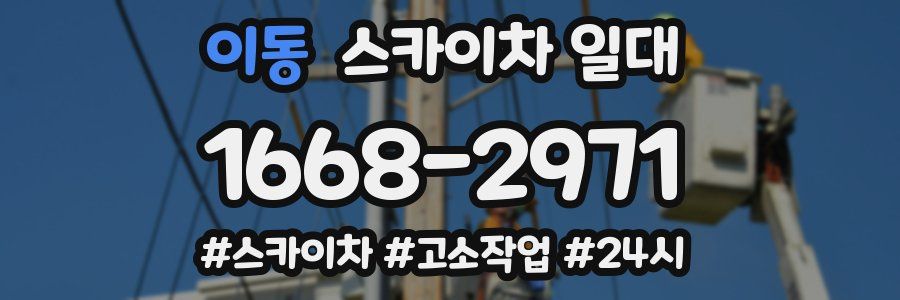 이동 스카이차 일대