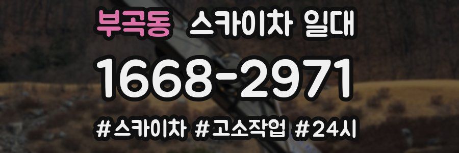 부곡동 스카이차 일대