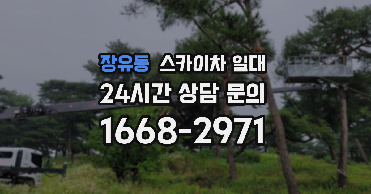 장유동 스카이차 일대