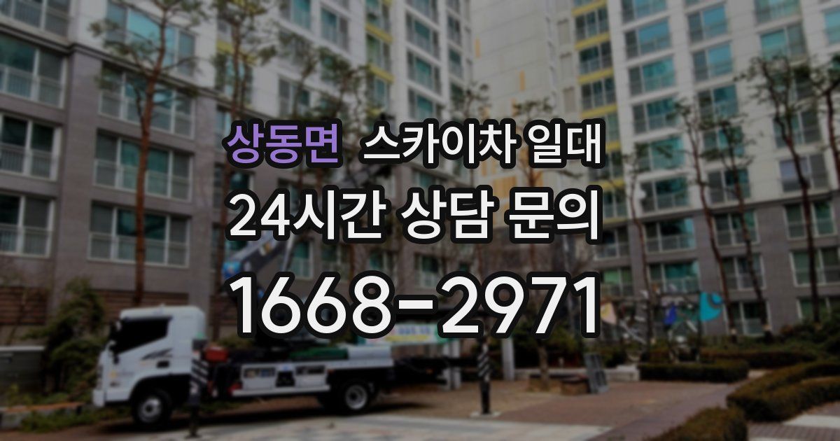 상동면 스카이차 일대