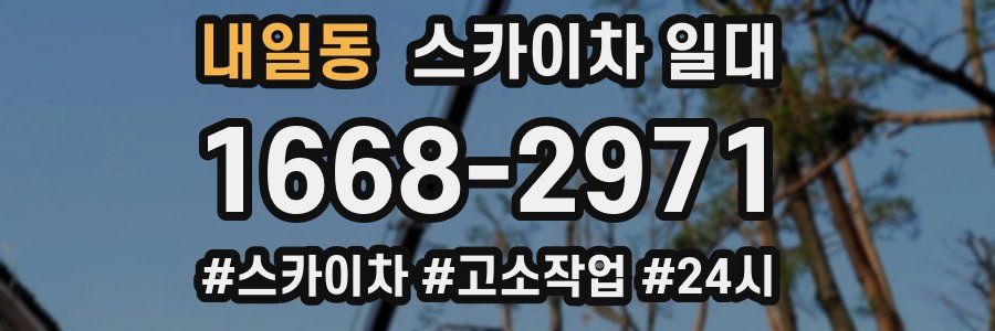 내일동 스카이차 일대